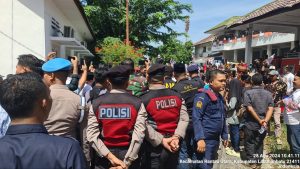 Polres Labuhanbatu Kerahkan 140 Personel Pengamanan Pendaftaran Bakal Cabup dan Cawabup 