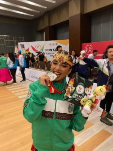 Atlet Cabor Dancesport asal Humbahas Raih Perak di PON XXI Aceh-Sumut 2024
