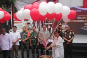 KPU Gelar Deklarasi Kampanye Damai Bersama 3 Paslon Pilkada di Kota Medan
