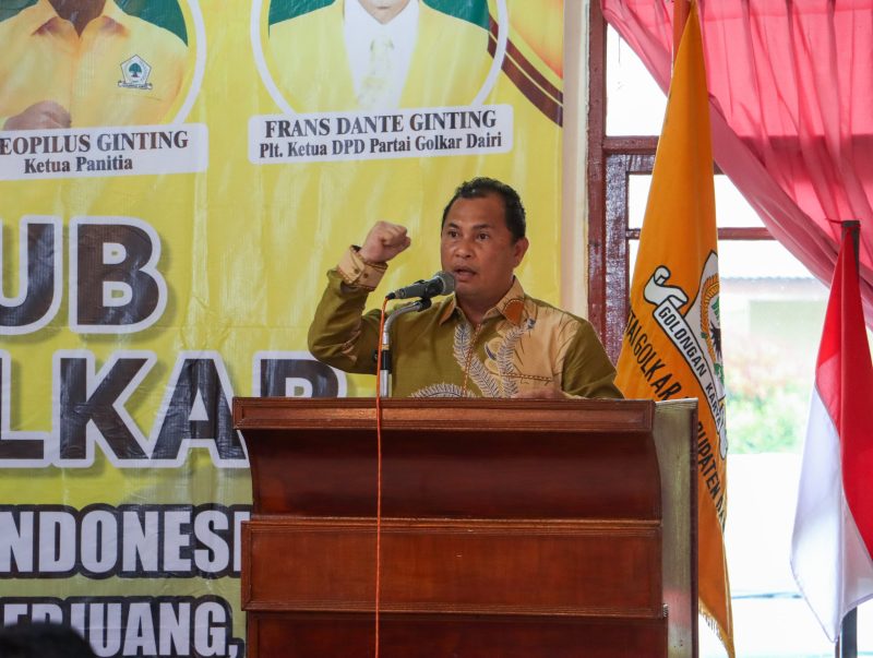 Pj Bupati Dairi Hadiri Musdalub DPD Partai Golkar