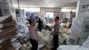 Jelang Pilkada 2024, Polres Labuhanbatu Perketat Pengamanan Gudang Logistik KPU