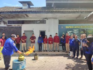 Mengantisipasi Risiko Kebakaran, Lapas Tebing Tinggi Gandeng Dinas Pemadam Kebakaran Kota Tebing Tinggi