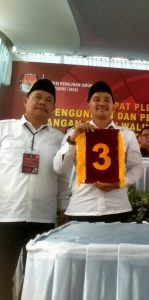 Pilkada Tebing Tinggi Tahun 2024, Pasangan IDAMAN Dapat No Urut 3