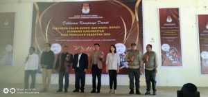Deklarasi Kampanye Damai Paslon Bupati dan Wakil Bupati Humbahas pada Pilkada 2024