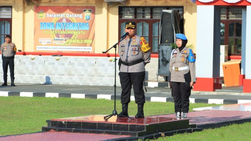 Pimpin Upacara Hari Jadi Polwan ke- 76: Kapolres Labuhanbatu Beri Apresiasi Telah Berkontribusi bagi Institusi dan Negara