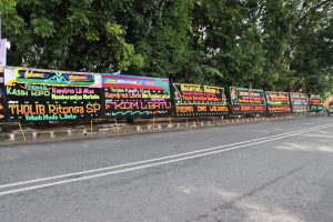 DPO Bandar Besar Narkoba Ditangkap, Polres Labuhanbatu Dibanjiri Apresiasi Melalui Papan Bunga