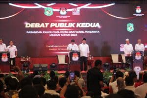 Debat Publik Kedua Pilkada Kota Medan di Hotel Grand Mercure Tidak Kondusif