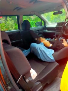 Polsek Firdaus Cek Mayat Dalam Mobil Yang Ditemukan Warga