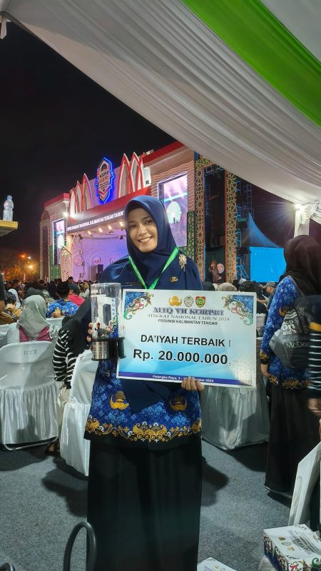 Adilla Putri Raih Juara Terbaik 1 di MTQ VII Korpri Tingkat Nasional Tahun 2024