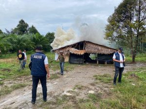 Polres Binjai Kembali Musnahkan Lokasi Judi dan Narkoba