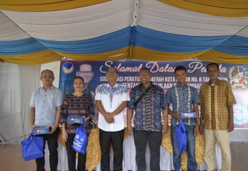 Anggota DPRD Medan Antonius Tumanggor Gelar Sosper Tentang Pengelolaan Sampah di Dapil 1