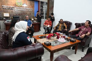 Kadis Kominfo Sumut Sampaikan Permasalahan Komunikasi dan Informasi ke Anggota Komisi I DPR RI