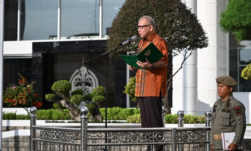 Apel Perdana 2025: Pj Gubernur Sumut Dorong ASN Tingkatkan Pelayanan Publik