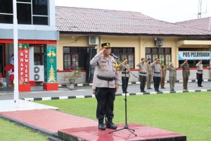Wakapolres Pimpin Apel Kesiapan Pengamanan Malam Tahun Baru 2025