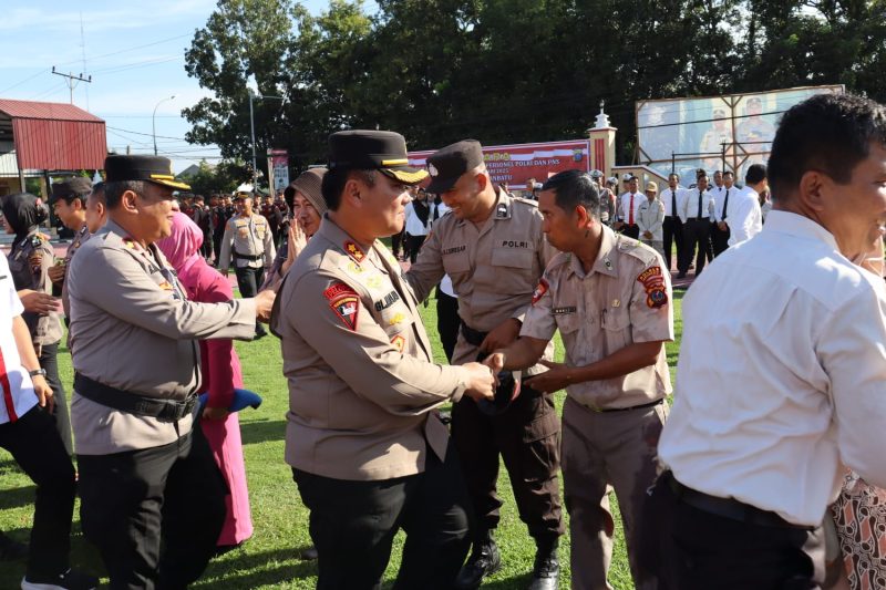 42 Personel dan ASN Polres Labuhanbatu Naik Pangkat
