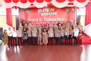 Rayakan Nataru 2025, Polres Labuhanbatu Gelar Open House dan Syukuran