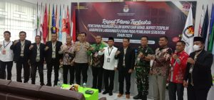 Polres Labuhanbatu Sukses Kawal Rapat Pleno Penetapan Paslon Bupati dan Wakil Bupati Labura