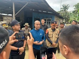 Pj. Wali Kota dan Wali Kota Terpilih Tinjau Lokasi Banjir di Tebing Tinggi