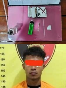 Reskrim Polsek Na IX-X Ringkus Pengedar Sabu di Gudang Kosong