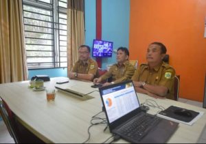 Pemkab Pakpak Bharat Ikuti Rapat Koordinasi Penanganan Inflasi dan Sosialisasi Program Kesehatan Gratis