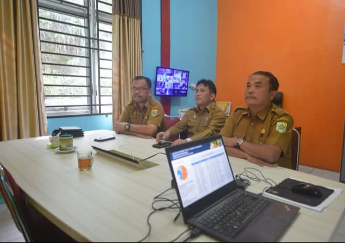 Pemkab Pakpak Bharat Ikuti Rapat Koordinasi Penanganan Inflasi dan Sosialisasi Program Kesehatan Gratis