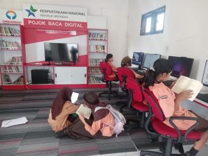 Gedung Pojok Baca Digital (POCADI) di Kecamatan Kerajaan Diminati Pelajar
