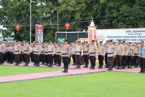 Polres Labuhanbatu Gelar Apel Kesiapan Pengamanan Malam Tahun Baru Imlek 2576