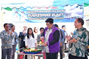 Bupati Samosir Resmikan Gedung Puskesmas Buhit