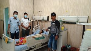 Karena Tidak Ada Biaya 2 Bulan Menahan Sakit Di Rumah Baktier Sitohang , Ketua PAC Gerindra Sei Bamban Sergai Bertindak