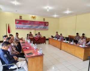 Tim Biro Rena Polda Sumut Kunjungi Polres Pakpak Bharat, Bahas Pemutakhiran Data Pos Polisi Nanjombal