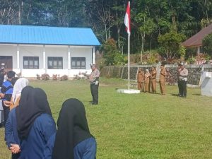 Polres Pakpak Bharat Gelar Sosialisasi Keselamatan Berlalu Lintas di SMK Negeri 1 Sitelu Tali Urang Jehe