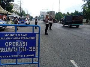 Operasi Keselamatan Toba 2025, Polres Tebing Tinggi Tindak Sejumlah Pelanggar Lalulintas