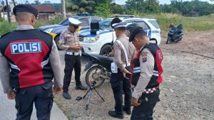 Polres Labuhanbatu Gelar Operasi Keselamatan Toba 2025, Tindak Knalpot Brong dan Angkutan Over Dimensi
