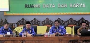 Pemkab Labuhanbatu Gelar Rapat Teknis Laporan Hasil Evaluasi 2024