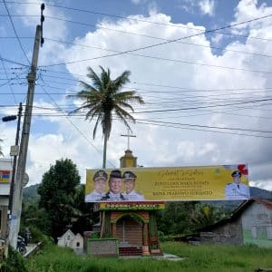 Pelantikan Bupati Dan Wakil Bupati Pakpak Bharat Diwarnai Pemasangan Baliho di Jalan Protokol