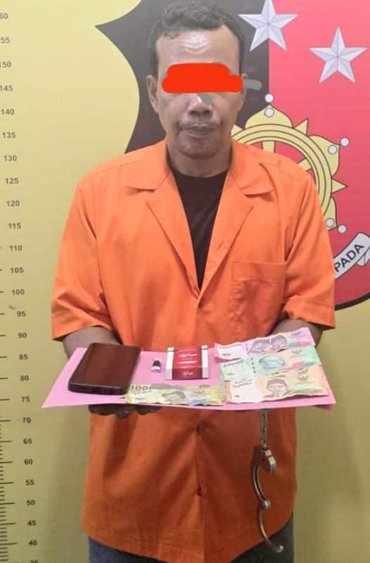 Usai Melakukan Transaksi, Budi Sipengedar Sabu Dibekuk Unit Reskrim Polsek Marbau
