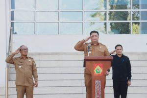 Setelah Rangkaian Retreat Kepala Daerah, Bupati Samosir Pimpin Apel Gabungan Perdana 