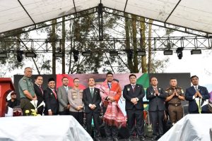 Bupati Pakpak Bharat Hadiri Perayaan Hari Jadi Ke-21 Kabupaten Samosir di Pangururan