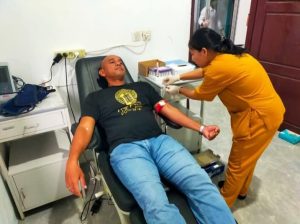 Kapolres Pakpak Bharat Donor Darah Kepada Masyarakat yang Membutuhkan Golongan Darah O