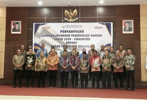 Bupati Pakpak Bharat Serahkan LKPD Tahun 2024 Kepada BPK RI Perwakilan Sumatera Utara