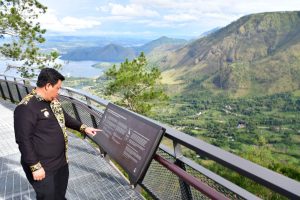 Bupati Samosir Kunjungi Kawasan Wisata Panorama Tele