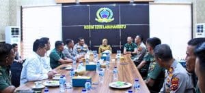 Bupati Labuhanbatu bersama Kapolres Sambangi Kodim 0209/LB Guna Jalin Silaturahmi