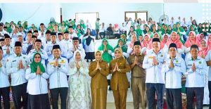 Bupati Labuhanbatu Resmikan Kantor Kemenag dan Tepung Tawari Calon Jamaah Haji