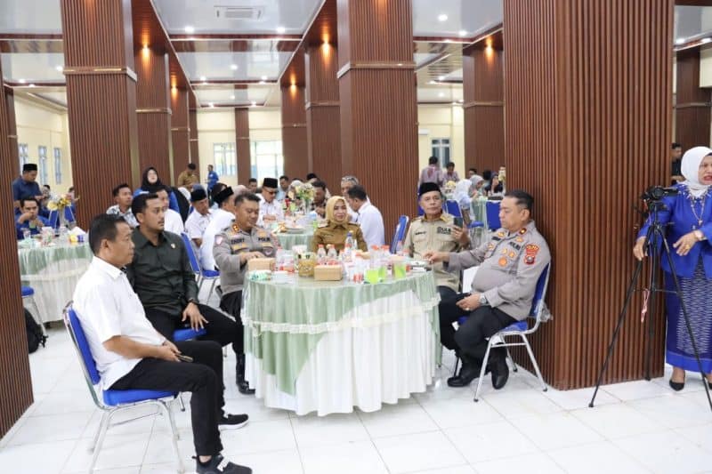 Perkuat Sinergi Dunia Pendidikan, Kapolres AKBP Choky Sentosa Meliala Hadiri Halal Bihalal ULB Labuhanbatu