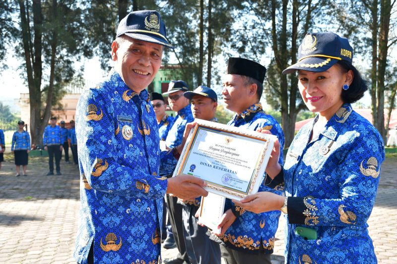Wabup Samosir Pimpin Hari Kesadaran Nasional di Hari Terakhir Jabatan