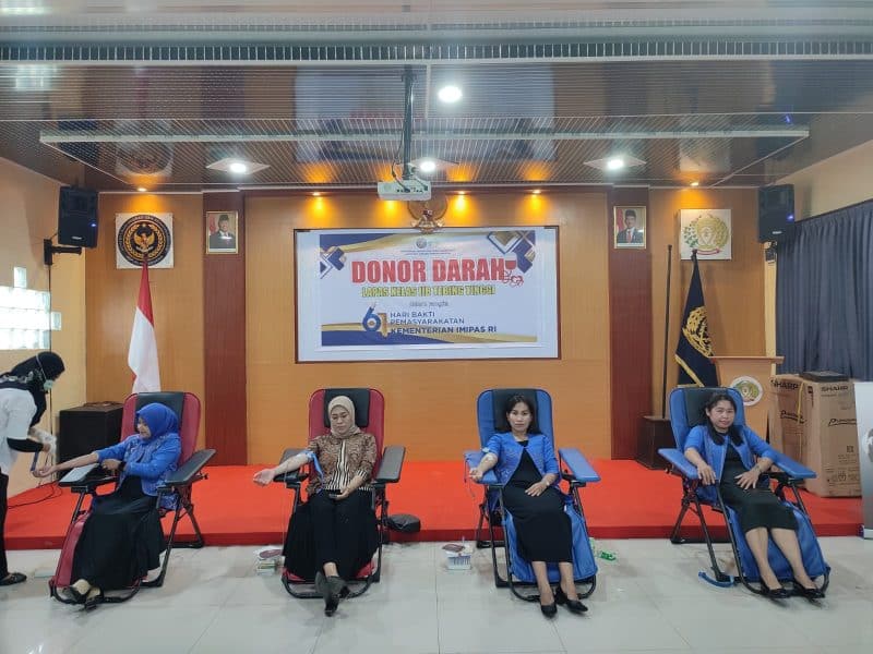 Lapas Tebing Tinggi Gelar Aksi Donor Darah