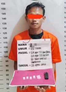 Dedek Dibekuk Polisi di Parkiran Wisma Sunshine, Edarkan Sabu di Bina Raga