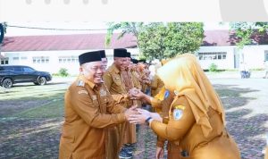 Usai Cuti Lebaran, Wabup Labuhanbatu Pimpin Apel Gabungan