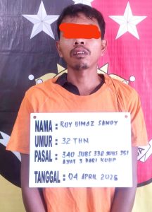 Polres Labuhanbatu Amankan Karyawan PT. HPP Pembacok Temannya Dengan Egrek Hingga Tewas