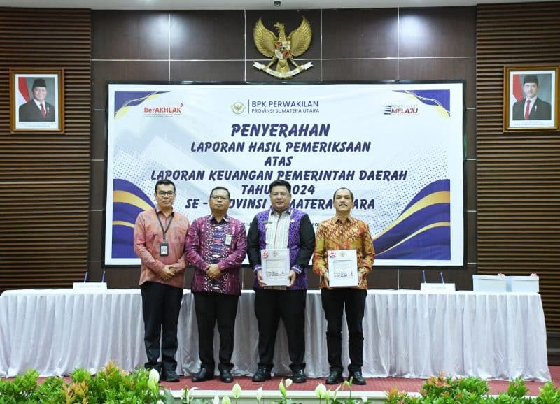 Bupati Samosir Raih Opini WTP Ke-8 Berturut-Turut